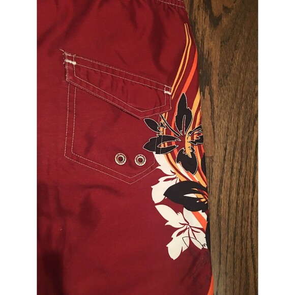 Boys Old Navy Maroon Swim Suit Trunks - Size Small - Picture 5 of 6